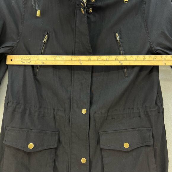 Eden Society Jacket Women's L Black Hooded Cargo Jacket Normcore Outdoors - Picture 3 of 12